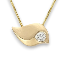 Turning Leaf 2-sided Pendant