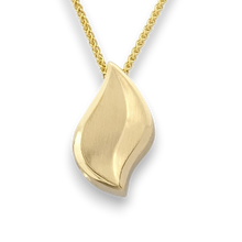 Turning Leaf 2-sided Pendant